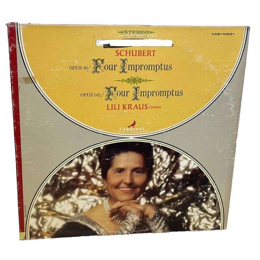 Opus 90 (Four Impromptus) Opus 142 (Four Impromptus) (Vinyl, 1968) Vanguard VC